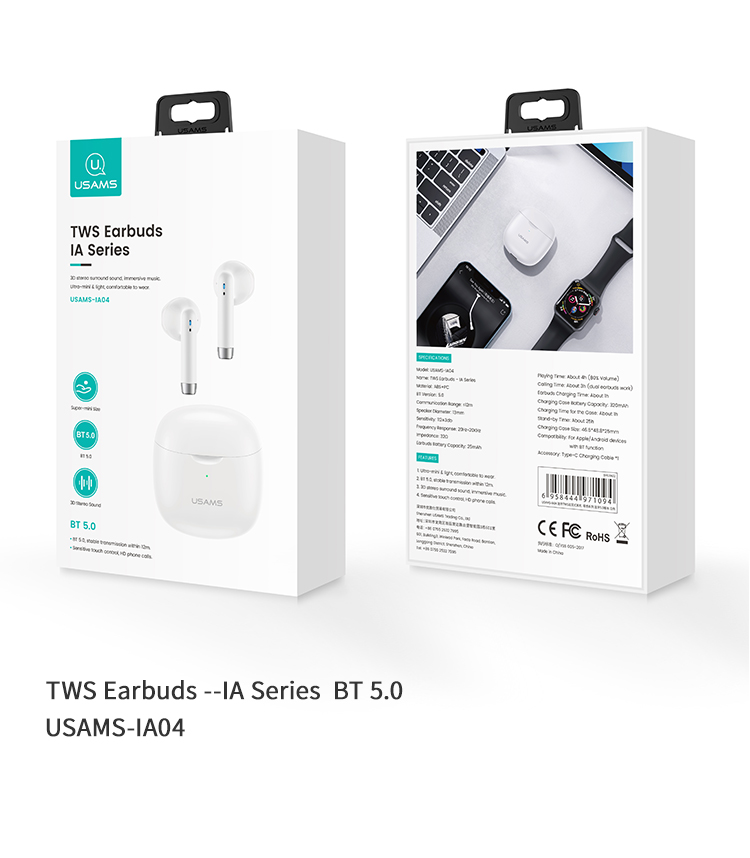 USAMS-IA04 TWS Earbuds --IA Series  BT5.3
